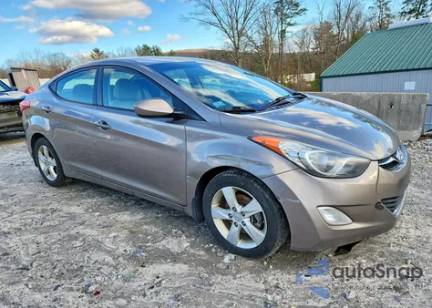 2013 Hyundai Elantra Gls from USA, damaged, VIN 5NPDH4AE0DH329298